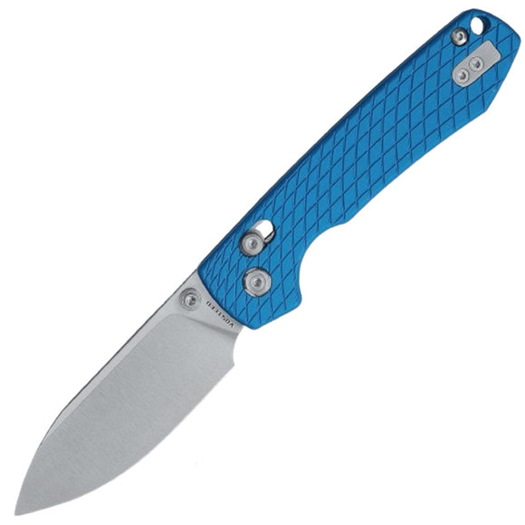 Vosteed Raccoon Crossbar Lock Blue Aluminum Folding Nitro-V Pocket Knife A0512