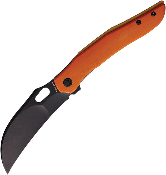 Vosteed Griffin Linerlock Orange & Yellow G10 Folding 14C28N Pocket Knife A1101