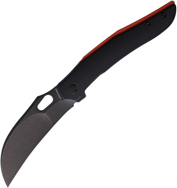 Vosteed Griffin Linerlock Black & Orange G10 Folding 14C28N Pocket Knife A1104
