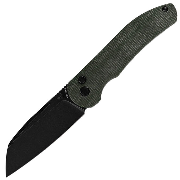 Vosteed Thornton Trek Lock Green Micarta Folding 14C28N Pocket Knife A1704