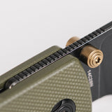 Vosteed Raccoon Cub Linerlock Green G10 Folding 14C28N Drop Point Pocket Knife A3602