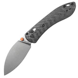 Vosteed Mini Nightshade Crossbar Lock Carbon Fiber Folding S35VN Knife MNNSSTCK