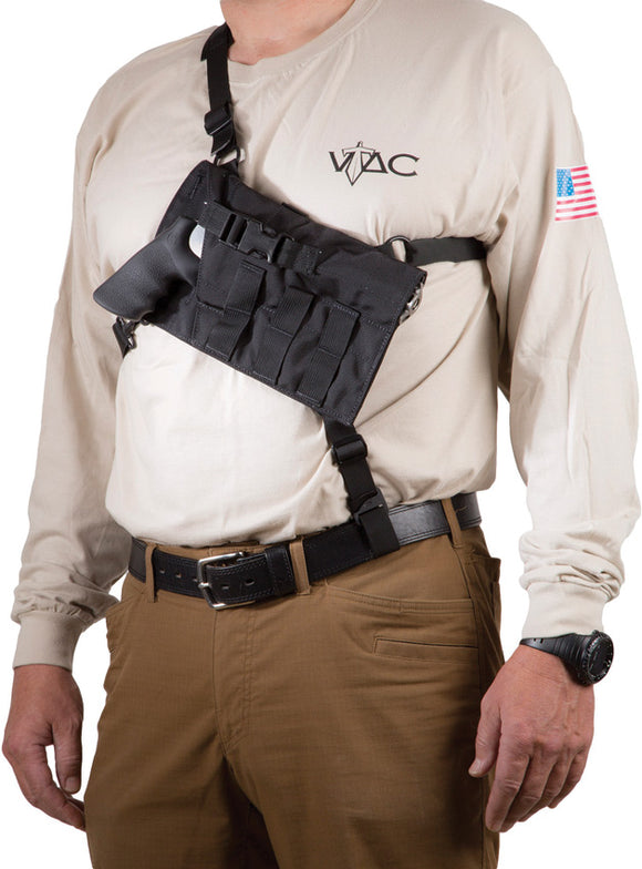 Viking Tactics VTAC Big Rig Black Revolver Carrying Vest 02914