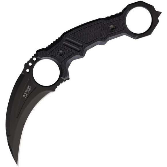 WithArmour Terminator Black Smooth G10 440C Stainless Fixed Blade Knife OPEN BOX