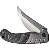We Knife Curvaceous Framelock Carbon Fiber/Titanium Folding 20CV Knife 200121