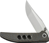 We Knife Ezinta Framelock Tiger Stripe Titanium Folding Bohler M390 Pocket Knife 220414