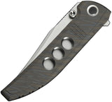 We Knife Ezinta Framelock Tiger Stripe Titanium Folding Bohler M390 Pocket Knife 220414