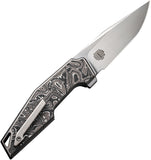 We Knife OAO (One and Only) Titanium & Aluminum Foil Folding 20CV Knife 230011