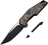 We Knife OAO (One and Only) Titanium & Copper Foil Folding CPM-20CV Knife 230012