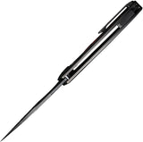 We Knife Hyperactive Framelock Titanium & Lava CF Folding Vanax Knife 230302