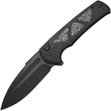 We Knife Sylox Button Lock Titanium & Aluminum Foil Carbon Fiber Folding M390 Knife 240271