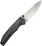 We Knife Ryson Framelock Gray Titanium Folding Bohler M390 Pocket Knife 240862