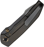 We Knife Ryson Framelock Bronze Titanium Folding Bohler M390 Pocket Knife 240863