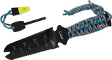 UST ParaShovel Pro Blue & Grey Paracord Stainless Fixed Blade Knife 26427