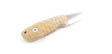 Wander Tactical Menoceras Small Canvas Micarta Fixed Blade Knife w/ Sheath K206