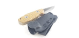 Wander Tactical Menoceras Small Canvas Micarta Fixed Blade Knife w/ Sheath K206