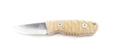 Wander Tactical Menoceras Small Canvas Micarta Fixed Blade Knife w/ Sheath K206