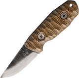 Wander Tactical Menoceras Small Canvas Micarta Fixed Blade Knife w/ Sheath K206