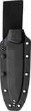 ZA-PAS Knives VENI Black G10 NMV Tool Steel Fixed Blade Knifew/ Sheath VN1BK