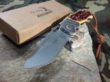 ELK Ridge Bone Gentleman Spring Assisted Opening Pocket Knife - A003I