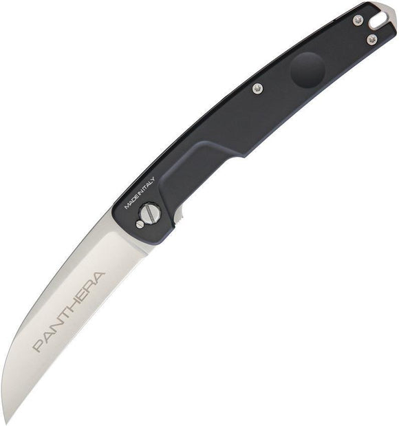Extrema Ratio Panthera Linerlock Satin Bohler N690 Stainless Black Knife