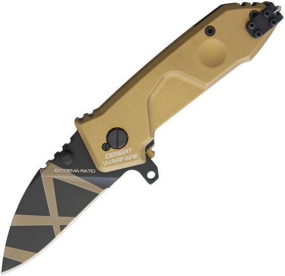 Extrema Ratio MFO Linerlock Desert Warfare Bohler N690 Stainless Knife