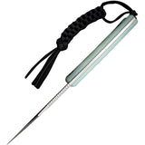 SENCUT Waxahachie Fixed Blade Knife Jade G10 9Cr18MoV Stainless w/ Sheath 11B - On Sale