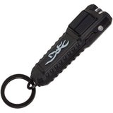 Browning Flash USB Rechargeable Battery Black Body Keychain White LED Light 3380