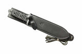TOPS Desert Nomad Fixed Cryo Treated Stainless Blade Black Handle Knife DMAD01