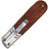 Smith & Wesson Executive Barlow A/O Rosewood Folding 8Cr13MoV Knife 1160818
