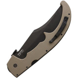 Cold Steel XL Espada Pocket Knife Lockback Dark Earth Folding AUS-10A 62MGCDEBK   - On Sale