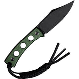 SENCUT Waxahachie Fixed Blade Knife Green Micarta 9Cr18MoV Stainless 11C