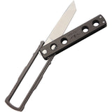 Jesse James Nomad Swing Blade Carbon Fiber Titanium Folding Tanto Knife KC2