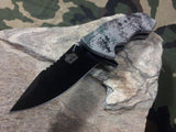 Master Folding Pocket Knife A/O Rescue Digital Marine Camo - A021DG