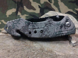 Master Folding Pocket Knife A/O Rescue Digital Marine Camo - A021DG