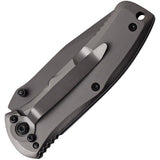 Elite Tactical Framelock Gray Titanium Coated A/O Tanto Folding Knife A1019TSO