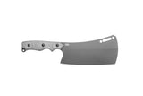 TOPS El Chappo Cleaver Fixed Blade Knife Black Micarta 1095 w/ Sheath ECHA02
