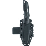 Walther BUK Back Up Fixed Stainless Blade Black Handle Knife with Sheath 50720