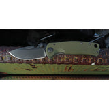 DPx Gear HEST/F Urban MilSpec Framelock OD Green & Gray Folding Knife XHSF060   - On Sale