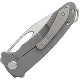 Medford MKT On Belay Framelock D2 Tool Titanium Folding Knife 038DSTQ02TM