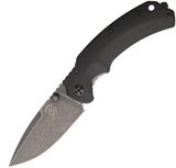 Bastinelli Creations R.E.D. Folder Dark Stonewashed D2 Steel Folding Knife