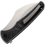 VDK Knives Vice Framelock Bronze Titanium/Carbon Fiber Folding M390 Knife 030   - On Sale