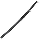 United Cutlery Fixed Carbon Steel Black TPR Handle Honshu Boshin Katana 3176