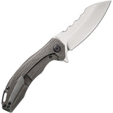 Kansept Knives Spirit Linerlock Titanium Woodgrain Folding S35VN Knife 1002W   - On Sale