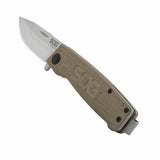 SOG Terminus Slipjoint Stainless Folding BD1 Tan G10 Handle Knife TM1001BX