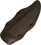 Winkler Crusher Sculpted Maple Wood 80CrV2 Fixed Blade Knife w/ Sheath 044