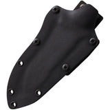 Winkler Utility Crusher Black Laminate 80CrV2 Fixed Blade Knife w/ Sheath 045