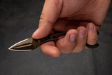 TOPS Papa Delta Midnight Bronze 1095 Fixed Blade Knife w/ Kydex Sheath PD01