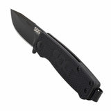 SOG Terminus Slipjoint Folding BD1 Black G10 Handle Knife TM1002BX
