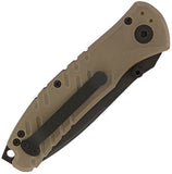 Gerber Propel Downrange A/O Plunge Lock Black/Tan Serrated Tanto Folding Knife 0841
